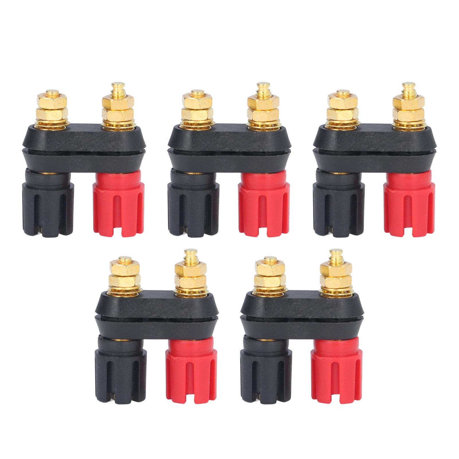 

5Pcs Wiring Terminal Binding Post Silver Alloy Contact Accessory Set Kit for Equipment