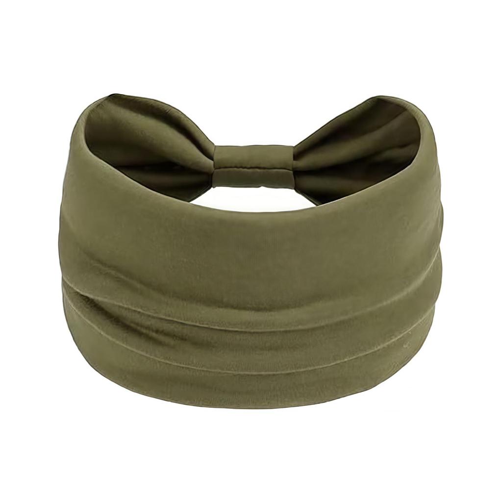 Cross-Border Women's Cotton Yoga Headband - Elastic, Sweat-Absorbing, Fashionable