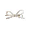 Fashionable Bowknot Hair Clips Shiny Rhinestone Metal Hairpins Fringe Decoration Woman's Hair Accessories