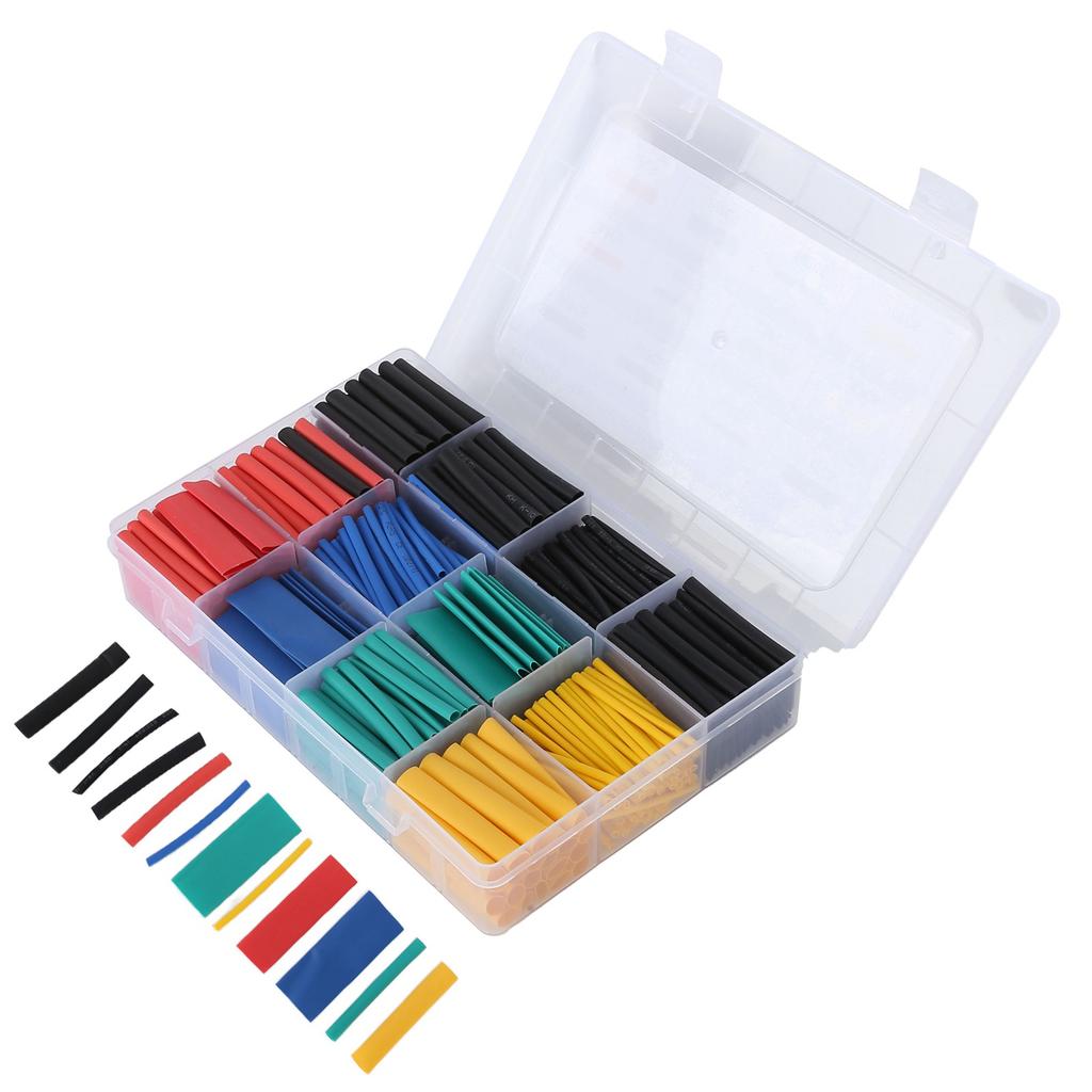 530pcs Heat Shrink Tubing Kit Electrical Colorful Wire Shrink Wrap Tubing Assortment