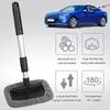 Autofenster-Reinigungsbürste, Windschutzscheiben-Reinigungs- und Waschwerkzeug für den Innenbereich, Autoglaswischer mit Teleskopgriff, Autozubehör
