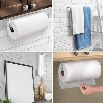Toilettenpapierhalter zur Wandmontage, poliertes Chrom, Edelstahl, für Badezimmer, Küche, Papierhandtuchspender, Taschentuchrollenhalter