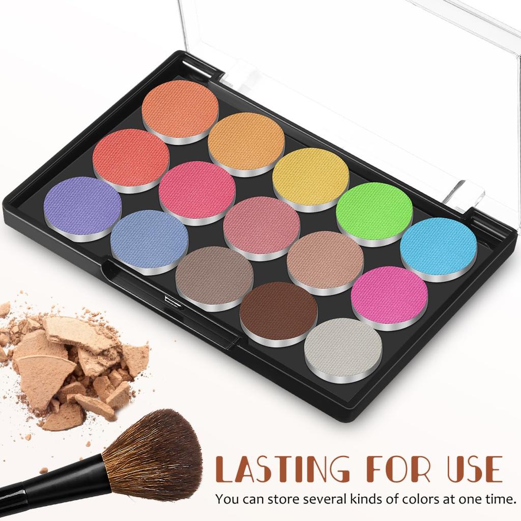 Frcolor Eyeshadow Case, Empty, Eyeshadow Storage Box, Makeup Palette, Magnetic Makeup Palette, Magnetic Eyeshadow Container, Eyeshadow Palette