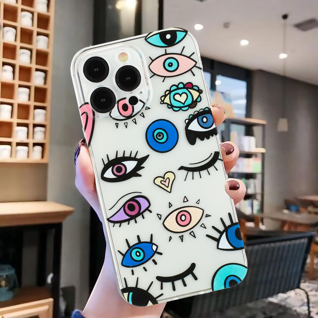 TPU Case for iPhone 14 Pro Max Shell Pattern Printing Protective Back Cover
