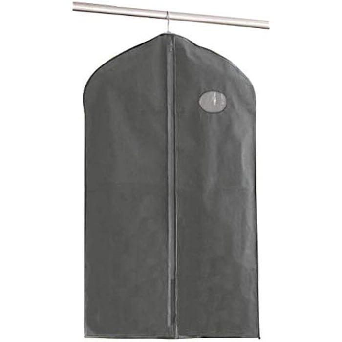 Housse pour Vêtements - M-HOME - PLS542-134 - Intissé - Gris - 60 x 100 cm