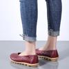 Fashion Leather Women Flats New Cut-Outs Summer Shoes Woman Hollow Women's Loafers Female Solid Shoe Large Size 35-44