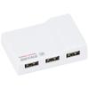 BUFFALO 4-Port Self-Powered Hub mit stromgesteuerter Energiesparfunktion, weiß BSH4AE12WH