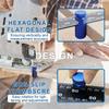 Stair Gauge Aluminum Alloy Hex Flat Gauge with Thumb Screw for Framing and Rafter Aluminium Alloy Stair Gauge Stair Gauge