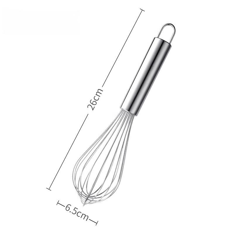 ZISIZ Manual Stainless Steel Whisk