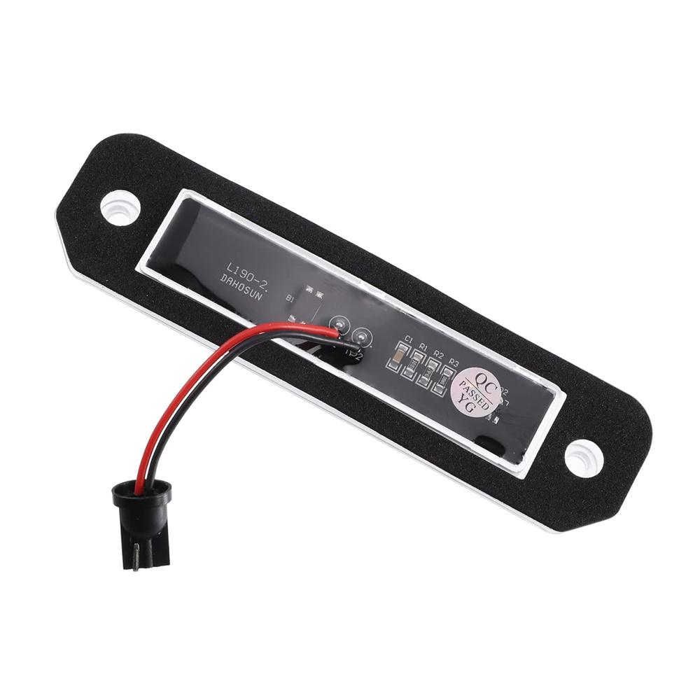 2x White LED License Plate Lamp For 92-00 Honda Civic Rear Tag Light 34100S04A01