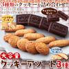 Tenzen Seikatsu Individually Wrapped Cookie Assortment 3 Types Assortment Baked Goods Sweets Cookie Set Chocolate Cream Sand Vanilla Milk Old