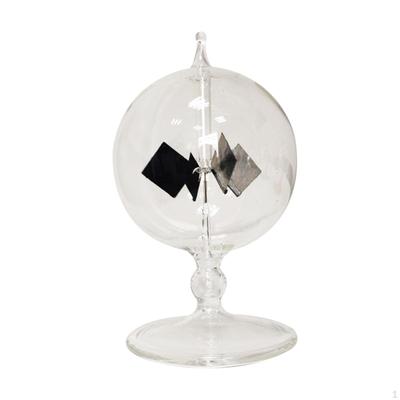 Educational Solar Energy Crookes Radiometer, Handmade Decor, Light Pressure Science Teaching Aid,