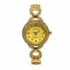 Small Dial Women Watch Round Bracelet Ladies Wristwatch Luxury Diamond Inlaid Watch  Daily Use