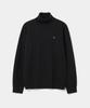 UNIFORM BRIDGE Merino Wool Turtle Neck Knit Black