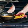 2Pcs Silicone Oven Rack Protector Threaded High Temperature Heat Insulation Strip Heat Resistant Avoid Scald