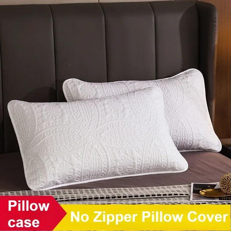 Waterproof Pillowcase Cotton Oil Antibacterial Anti-mite Pillow Protective Case Home Decoration Latex Pillows Cover 48x74cm