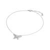 Swarovski Butterfly Pendant Necklace Women Necklace Silver 1082378