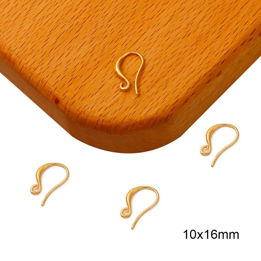 Cârlige pentru cercei franțuzești din cupru placat. Închizători Setări Sârme pentru urechi pentru fabricarea de bijuterii DIY Accesorii