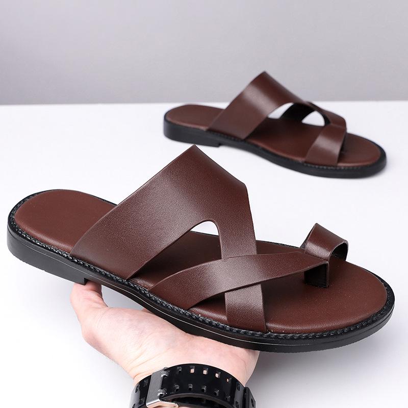 Men's 2025 Summer Casual Non-slip French Flip-flops for Beach & Outdoor Use