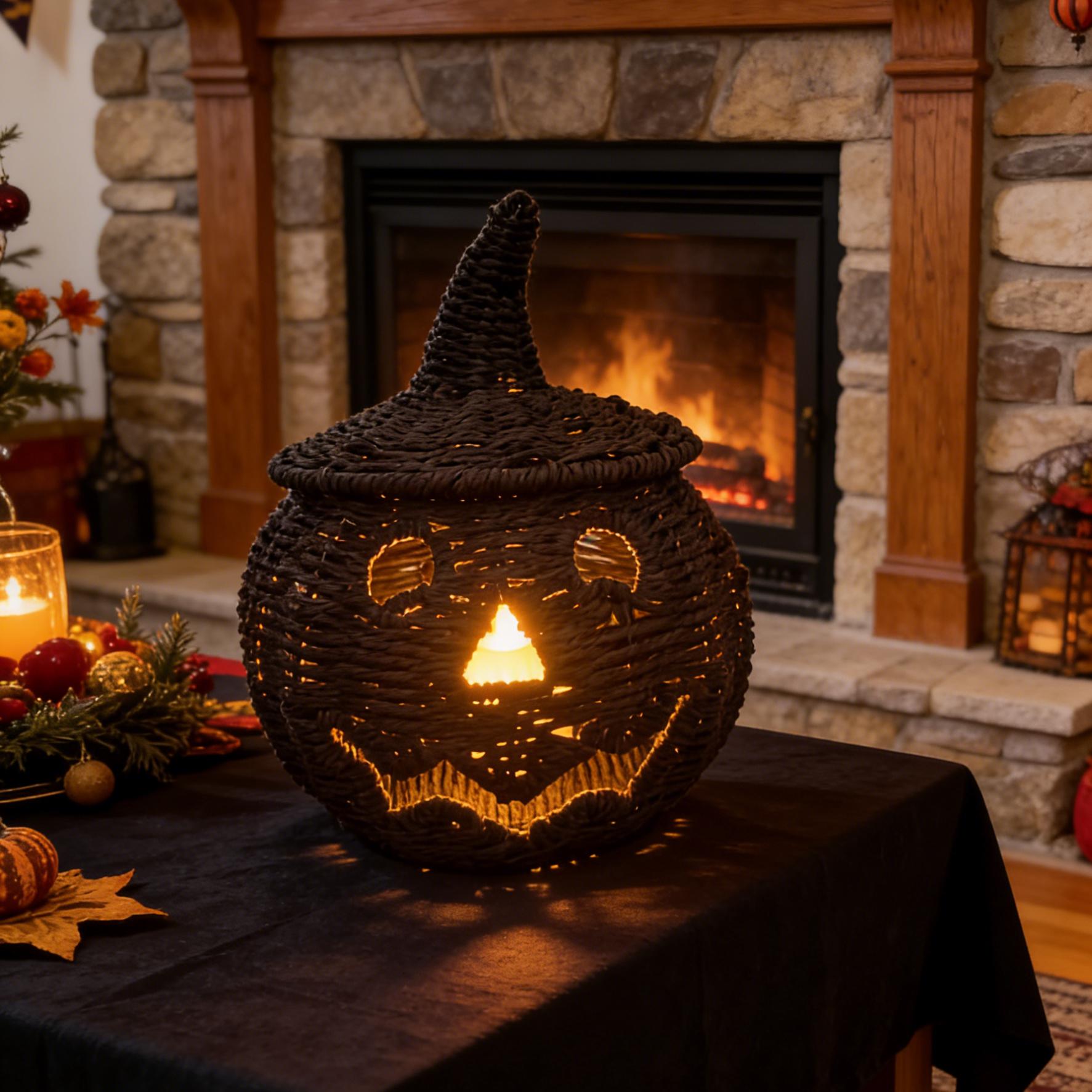 Halloween Haunted Seaweed And Plastic Decorations One Size