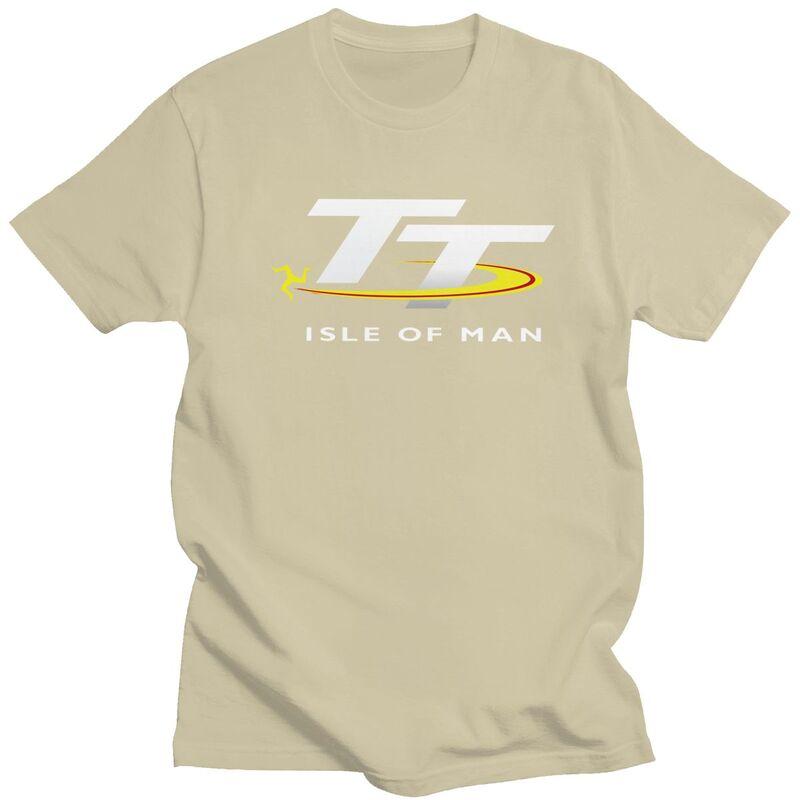 Custom Motorcycle Sport Isle Of Man TT Races T Shirt Men Tshirt Streetwear Tee 100 Cotton Oversized Tshirts Merch