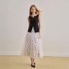 Waiwaiaiem Yy_Mesh Loose Polka Dot Skirt