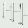 2Pcs Stainless Steel Bird Cage Food Holder Rust-proof Adjustable Length Parrot Fruit Skewers with Hook Easy To Install