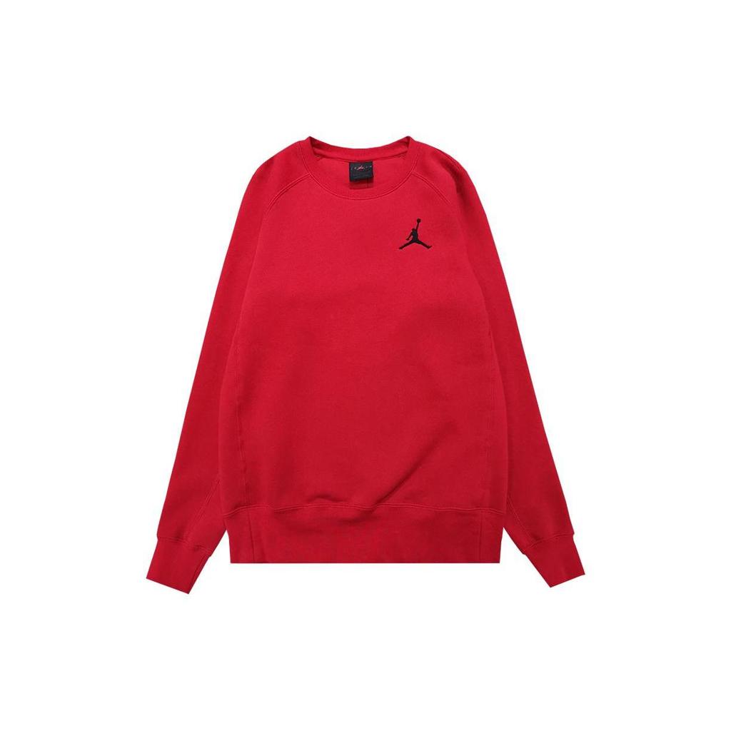 Jordan Solid Color Embroidered Sweatshirt Men's Red CU3024-687