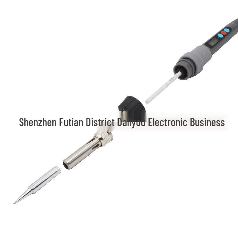 60W Lead-Free Digital Soldering Iron with Temperature Control and Display, Environmentally Friendly, EU/UK Standard