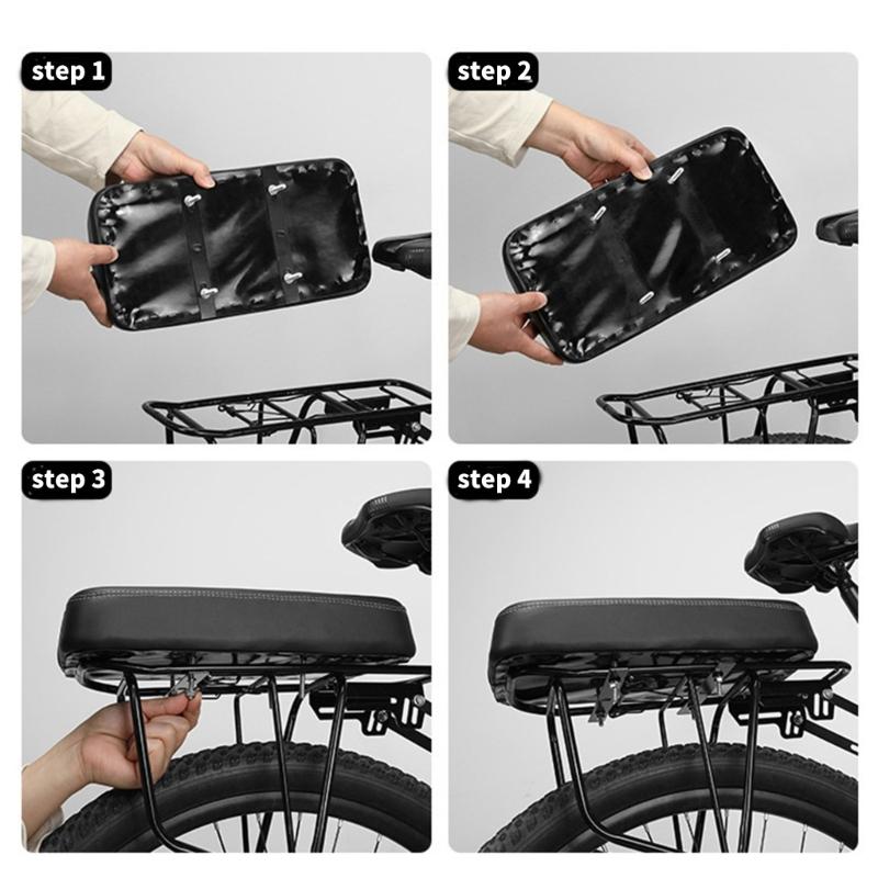 Durability Bicycles Rear Seats Cushions Waterproofed Universals Back Seats Pad for Electric and Mountain Bike