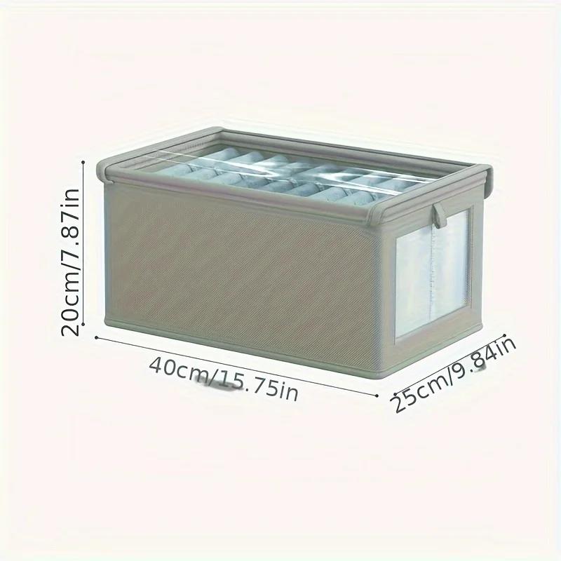 Visible Wardrobe Storage Organizers Cabinet Drawer Clothes Storage Box for T-Shirts Jeans Underwear Pants Organizer Box