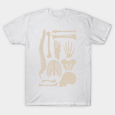 T Shirt Women Osteology Harajuku Print Kawaii Tshirt Summer Short Sleeve Female T-Shirt Top Tee