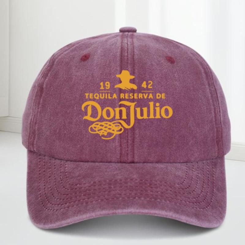 Retro Baseball Cap, Adjustable, Suitable for Outdoor Activities, 1942 Design with Letter Print, Suitable for Both Unisex and Women