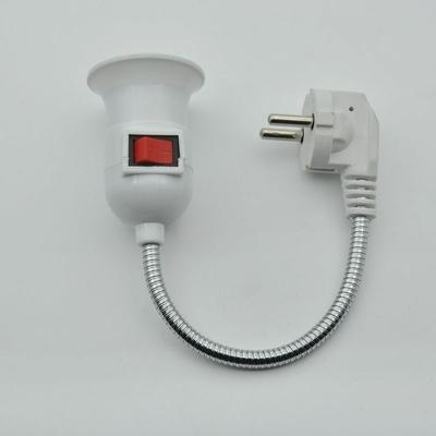 Convertisseur Prise Allonge Universelle Douille Lampe Prise Murale Prise Secteur Prise Murale avec Interrupteur Type Vase Créatif Douille à Vis E27 Lumière LED