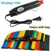 127/164/328/560Pcs Heat Shrink Tubing Kit Hot Air Gun Heat Gun with Heat Shrink Tubes EU US 110V 220V Heat Shrink Tubing Kit 2:1