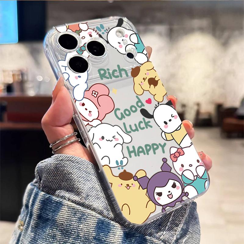 Lucky Kuromi Melody Kuromi Casing For Samsung Galalxy S26 Ultra S25 FE S24 S23 S22 S21 Plus Ultra FE 5G Cinnamoroll Clear Case