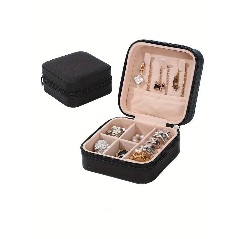 Large Capacity Jewelry Box, Jewelry Storage Box, Portable Jewelry Box, Detachable Jewelry Box Black S разноцветный