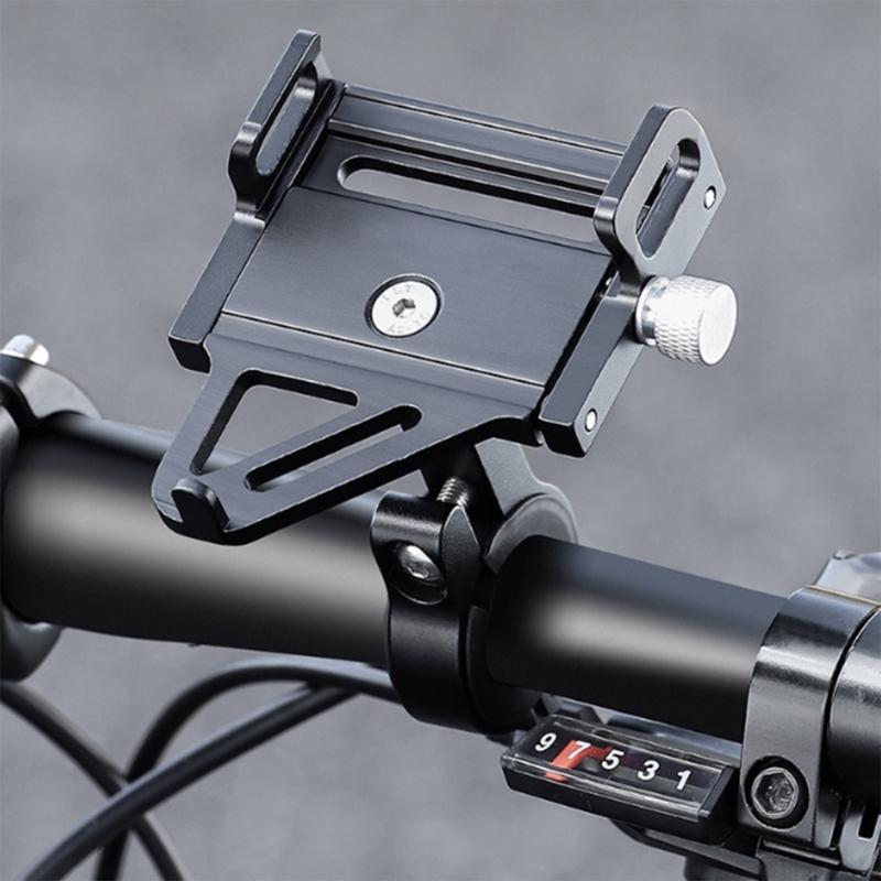 Detachable Shockproofed Bicycles Stand Secure Phone Mount Solid Cycle Phone Rack for Daily Commuters and Cyclists