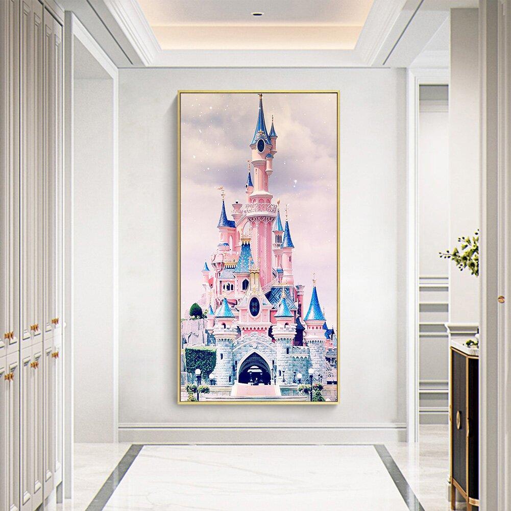 5D DIY Diamond Painting &quot;Castle scenery&quot; Full Drill Embroidery Mosaic Cross Stitch Kit Gift Home Decoration Gift Wall Art Crafts