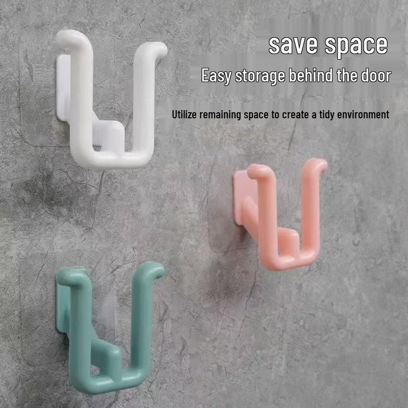 Wall-Mounted Bathroom Slipper Rack - No-Punch Shoe Storage and Drying Hook