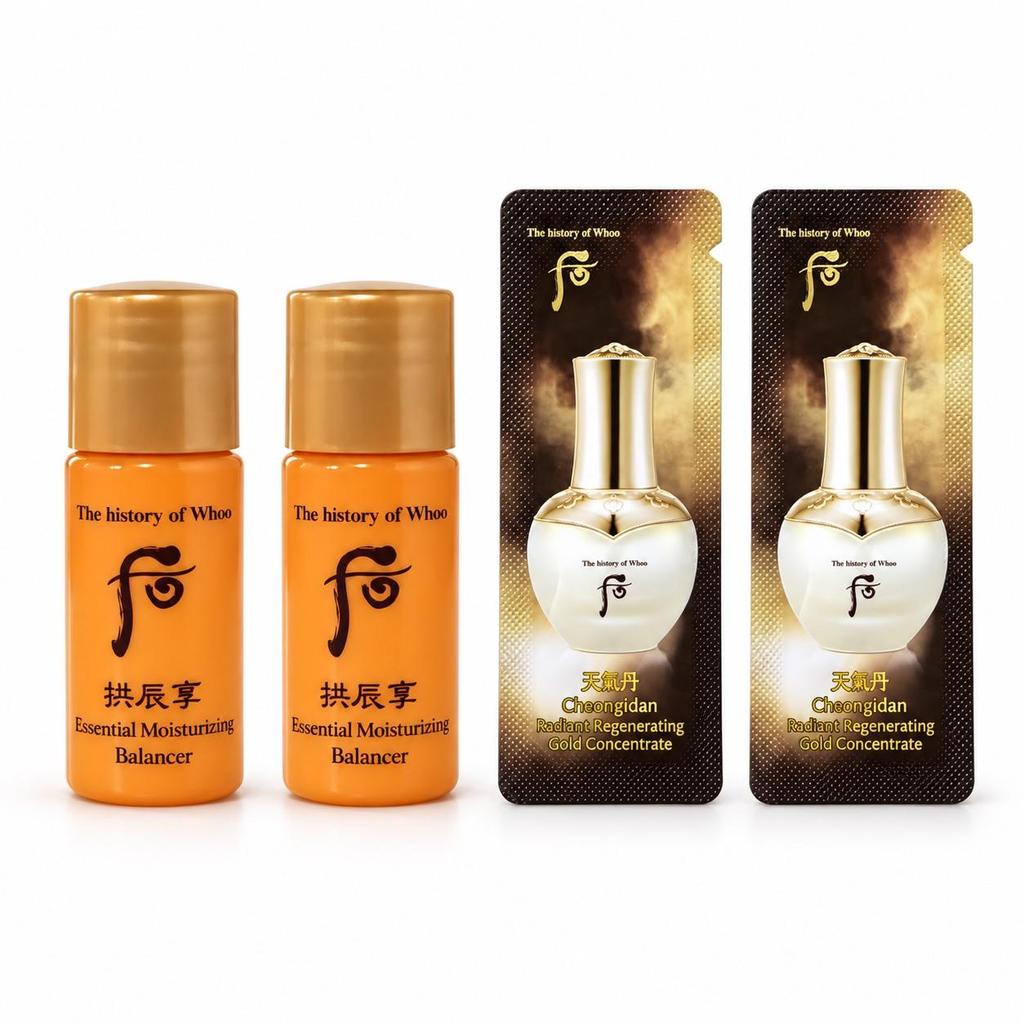 The History of Whoo Balancer and Gold Concentrate Set
