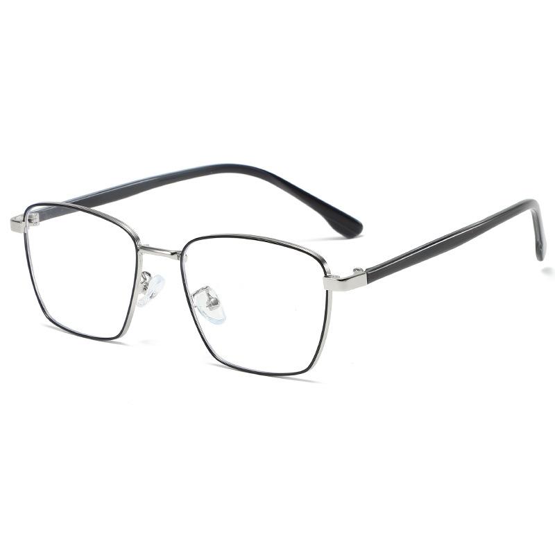 Ultralight Plate Myopia Glasses Frame For Men Anti-blue Light Internet Celebrity Polygonal Retro Frame For Women Myopia Glasses