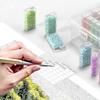 96-Grid Square Bead Storage Box for Diamond Painting & DIY Crafts