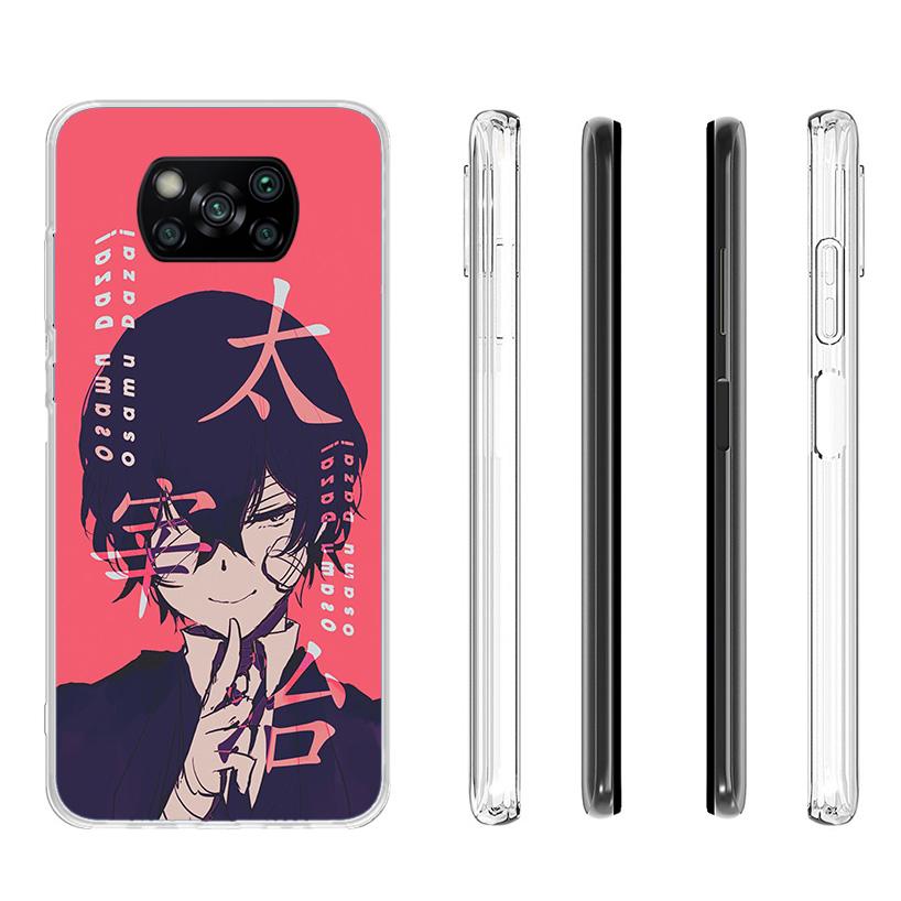 Bungo Stray Dogs Dazai Phone Case For Xiaomi Poco X7 X6 X5 Pro F7 Ultra Redmi 15C 15 13C 13 12C 12 10 10A 10C 9 9A 9C 9T Cover P