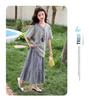 Girls' Half Length Skirt Set Summer 2026 New Style Girls' Big, Middle, Middle School Girls' Loose T Skirt Two Piece Set