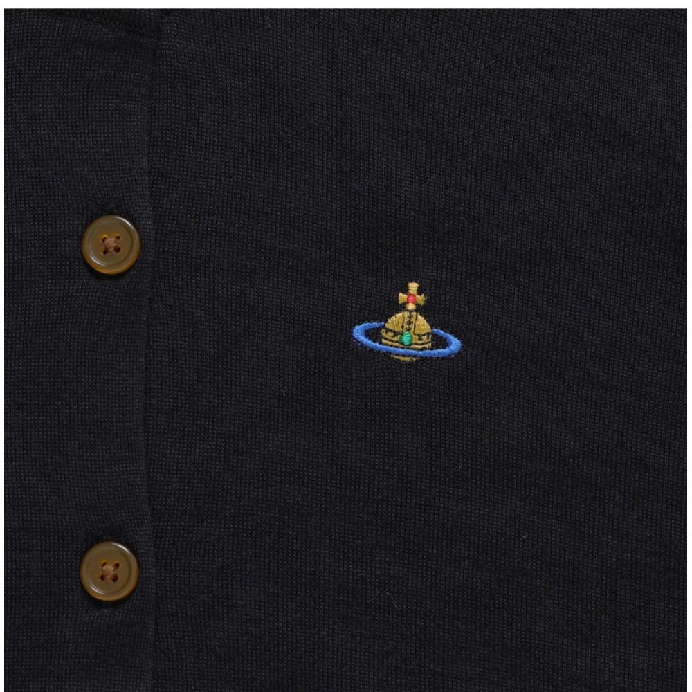 Vivienne WeStwood 1803002p Y001a N402 Medvěd Orb S Logem Vyšívání Vlna Hedvábí Dámský S Svetr