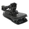 Action Camera Backpack Clip 360 Degrees Rotating Backpack Strap Fixing Clamp with Quick Release