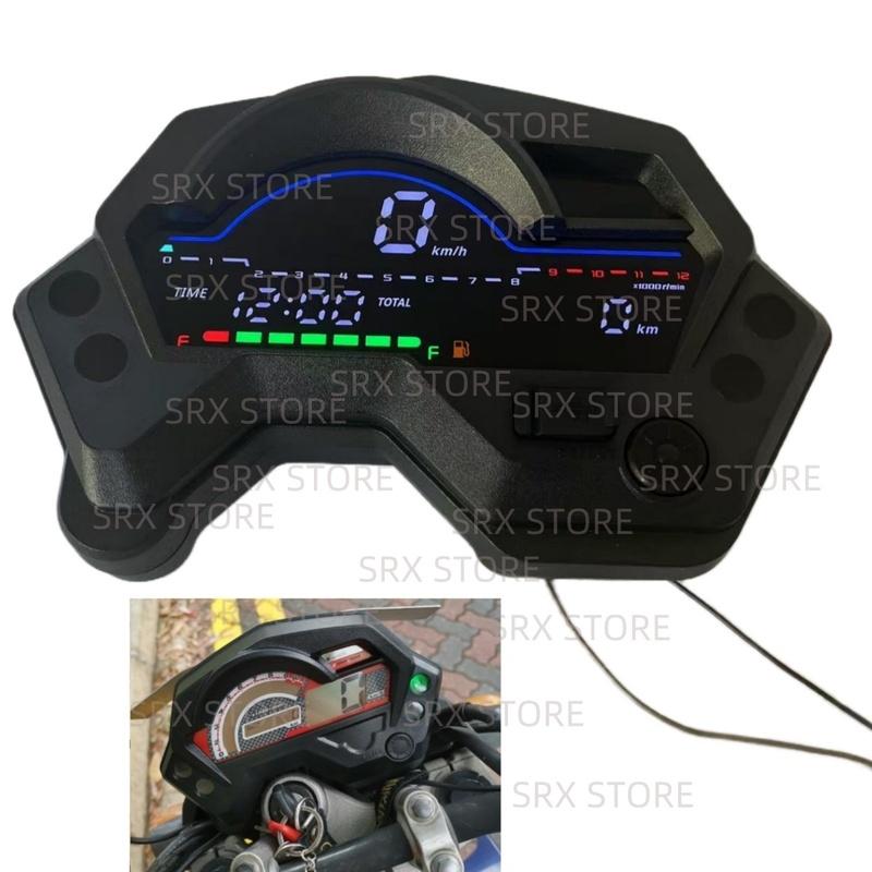 For Yamaha FZ16 FZ S Fz V1 Fazer LED Screen Meter Fully Digital Motorcycle Odometer Multi-function Speedometer Waterproof