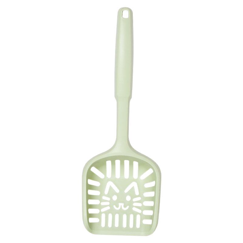 

Z spot Pippi Tao питомец утолщенная кошачья лопатка для чистки кошачьего туалета удлиненная ручка большая лопатка с кошачьей мордочкой large зелёный