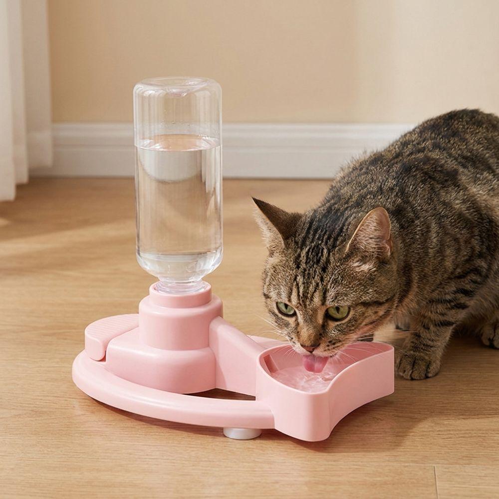 Stable Base Cat Drinking Machine Large Capacity Pet Drinking Station Cat Water Bowl Holder  Travel